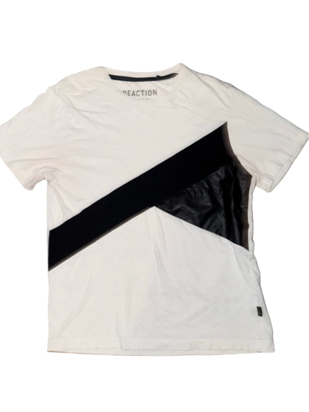 Men's Reaction Kenneth Cole Short Sleeve Tee Size M White Black